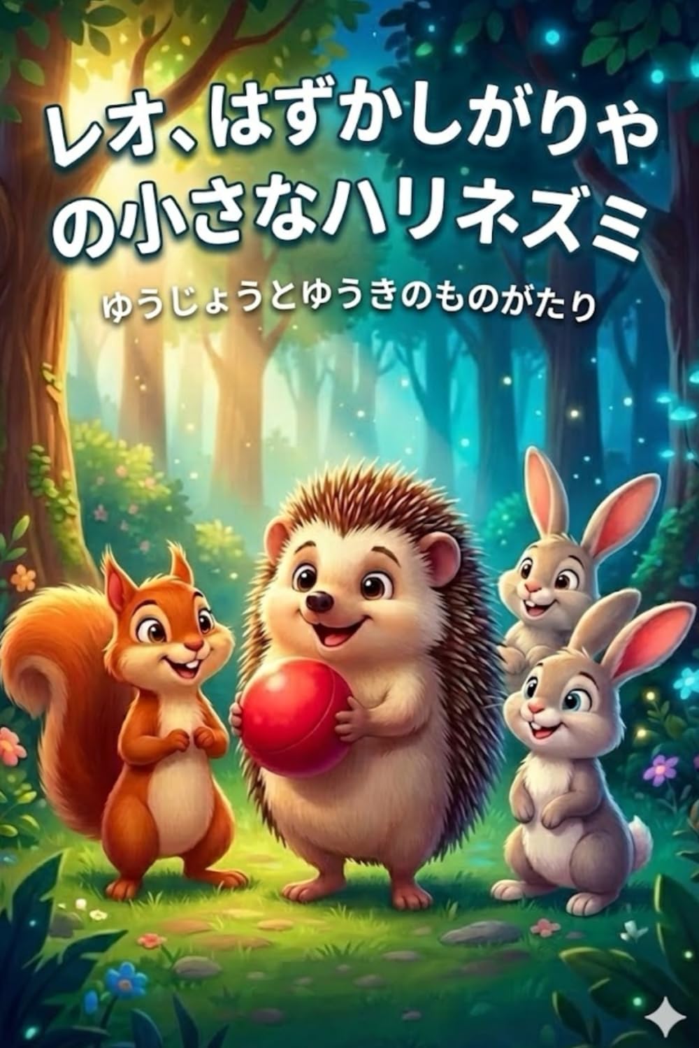 レオ、はずかしがりやの小さなハリネズミ: 勇気を出して友達を作る物語 – 3歳〜6歳向け 心を育てる読み聞かせ絵本