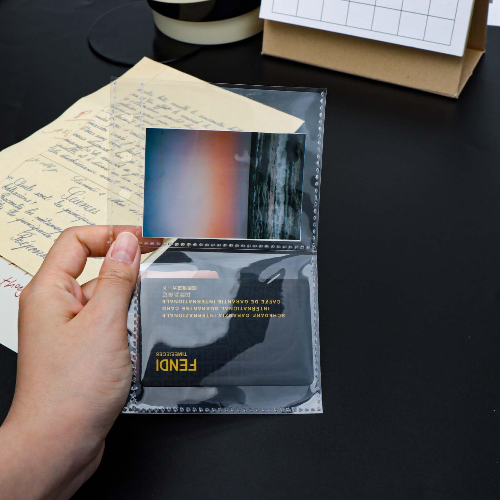 a6 plastic card sleeves 10 x A6 Plastic Sleeve Soft PVC Clear Pockets with Eyelets main image 1