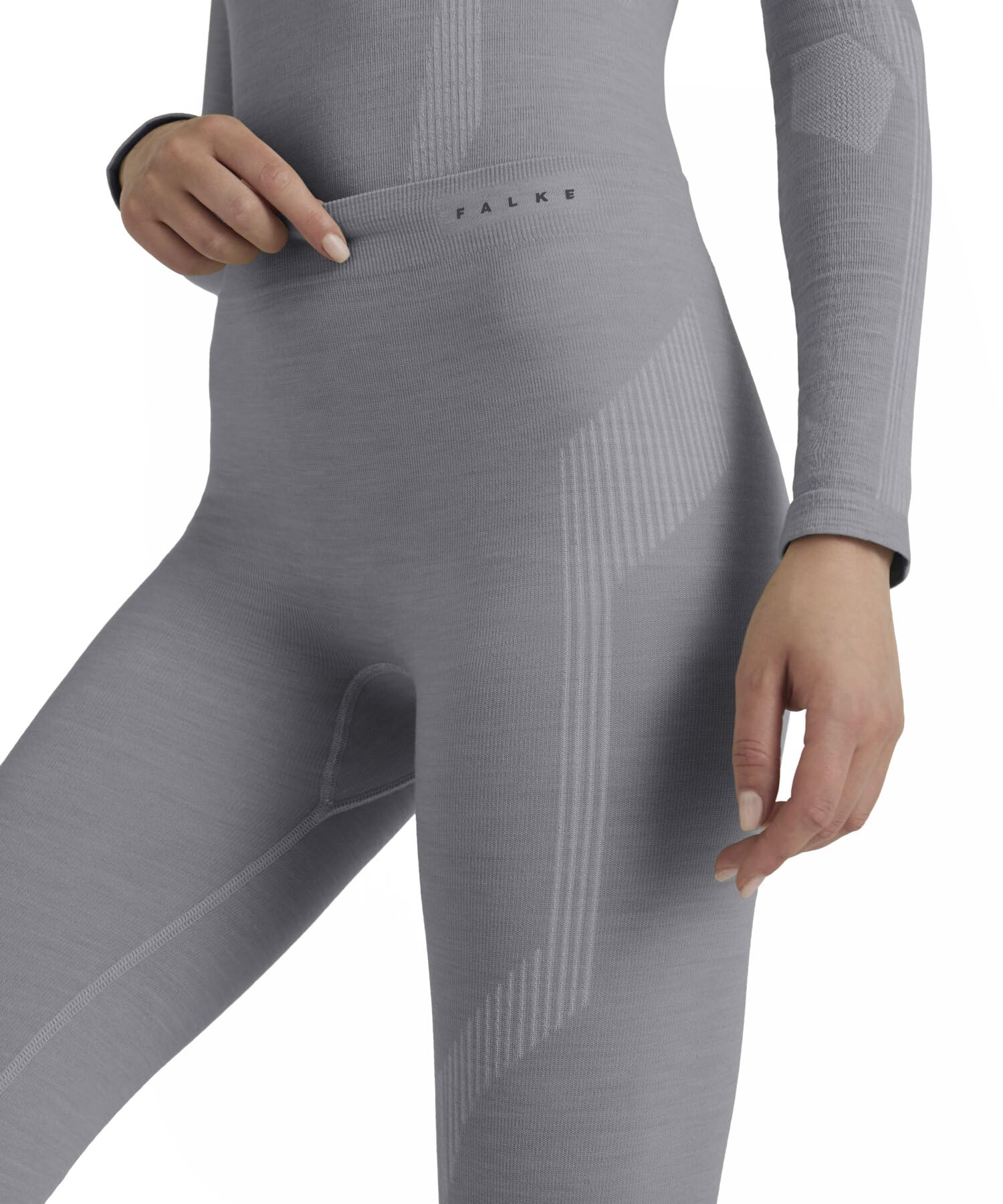 FALKE Damen Wool-Tech Long Funktionsunterhose lang atmungsaktive klimaregulierende geruchshemmende nachhaltige Wolle Funktionsmaterial kalte bis sehr kalte Temperaturen Funktionsunterwäsche 1 Stück | aus Merinowolle für kalte bis sehr kalte Temperaturen