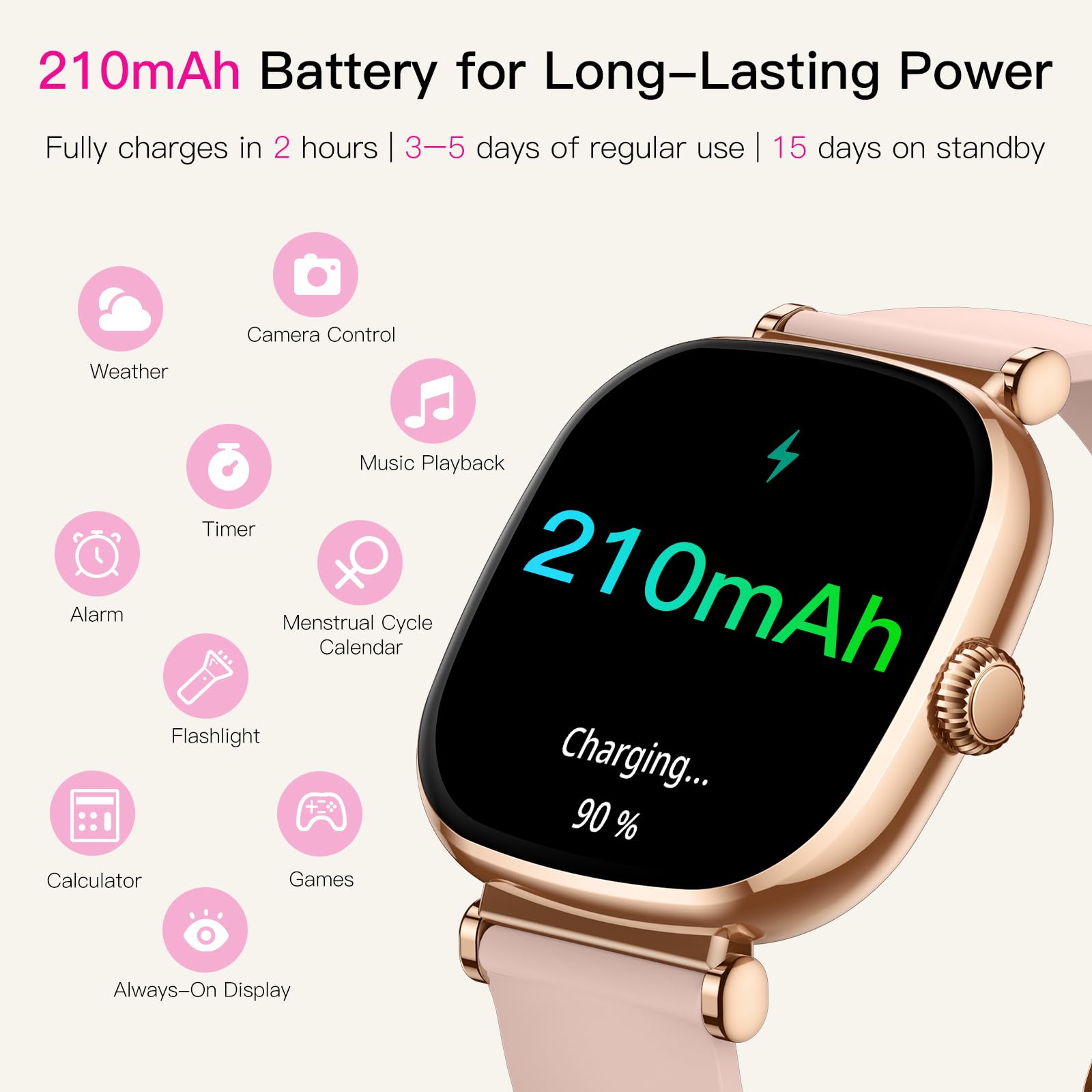Marsyu 2026 Montre Connectée Homme pour Android/iOS