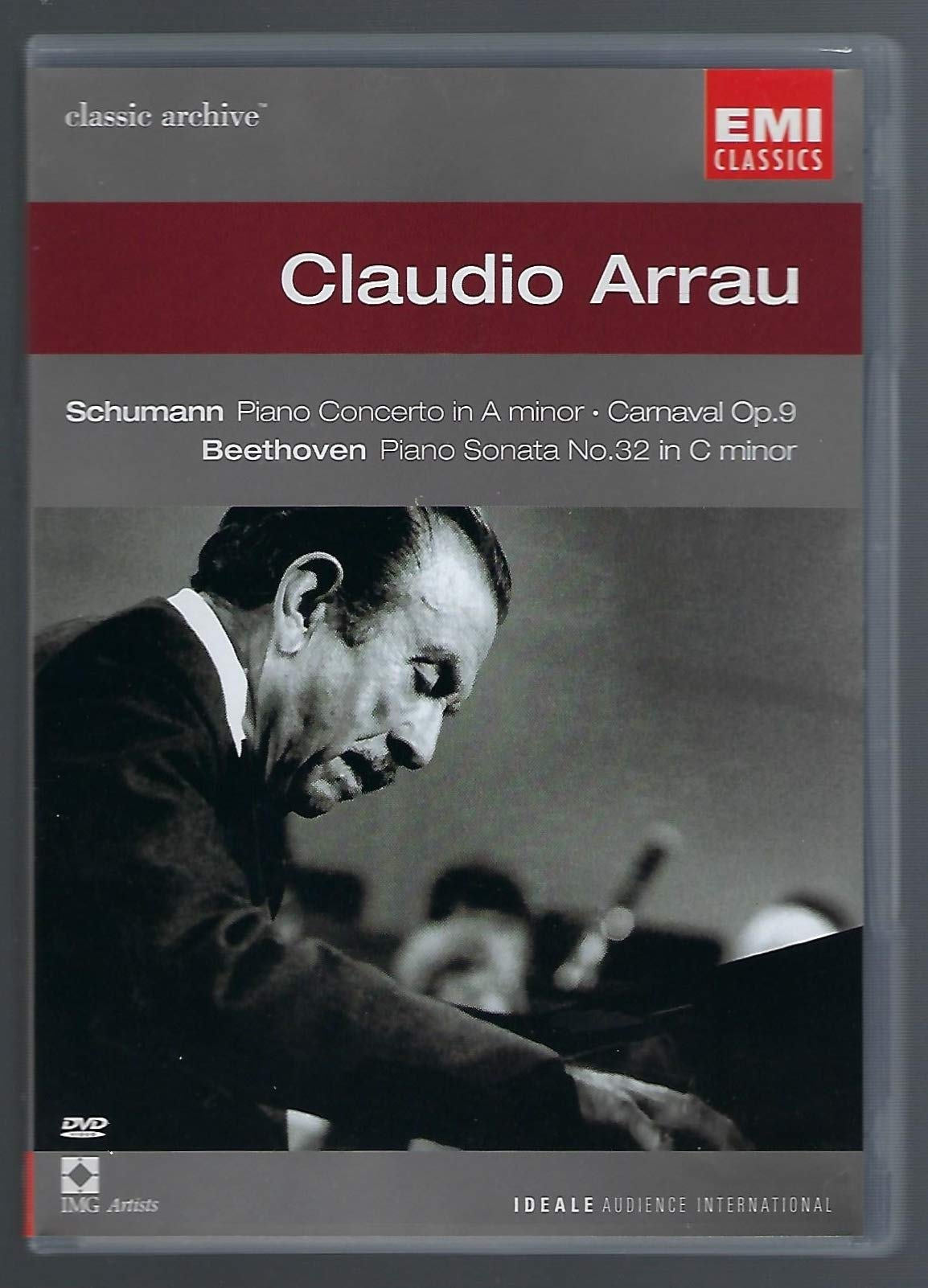 Schumann: Piano Concerto in A minor, Carnaval Op. 9 & Beethoven Piano Sonata No. 32 in C minor / Arrau (Bilingual) [Import] [DVD] Schumann; Solomon and Claudio Arrau