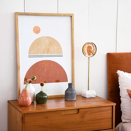 Miniatura 4 de Creative Co-Op DA8327-1 Jarrones de terracota azul, amarillo, verde y blanco (juego de 4 coloresformas)