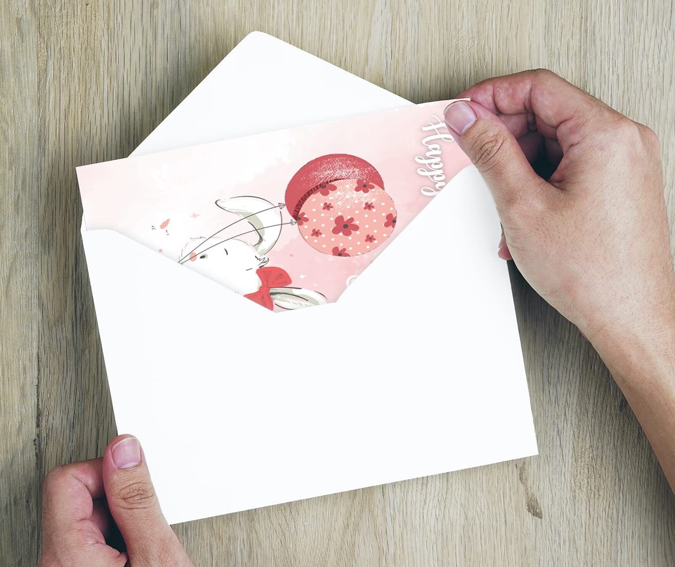 Biglietto Di Auguri Di Compleanno Premium Con Coniglietto - Formato 18x12 Cm, Carta 300 Mg, Prodotto In Germania (1 Pezzo + Busta) - 5