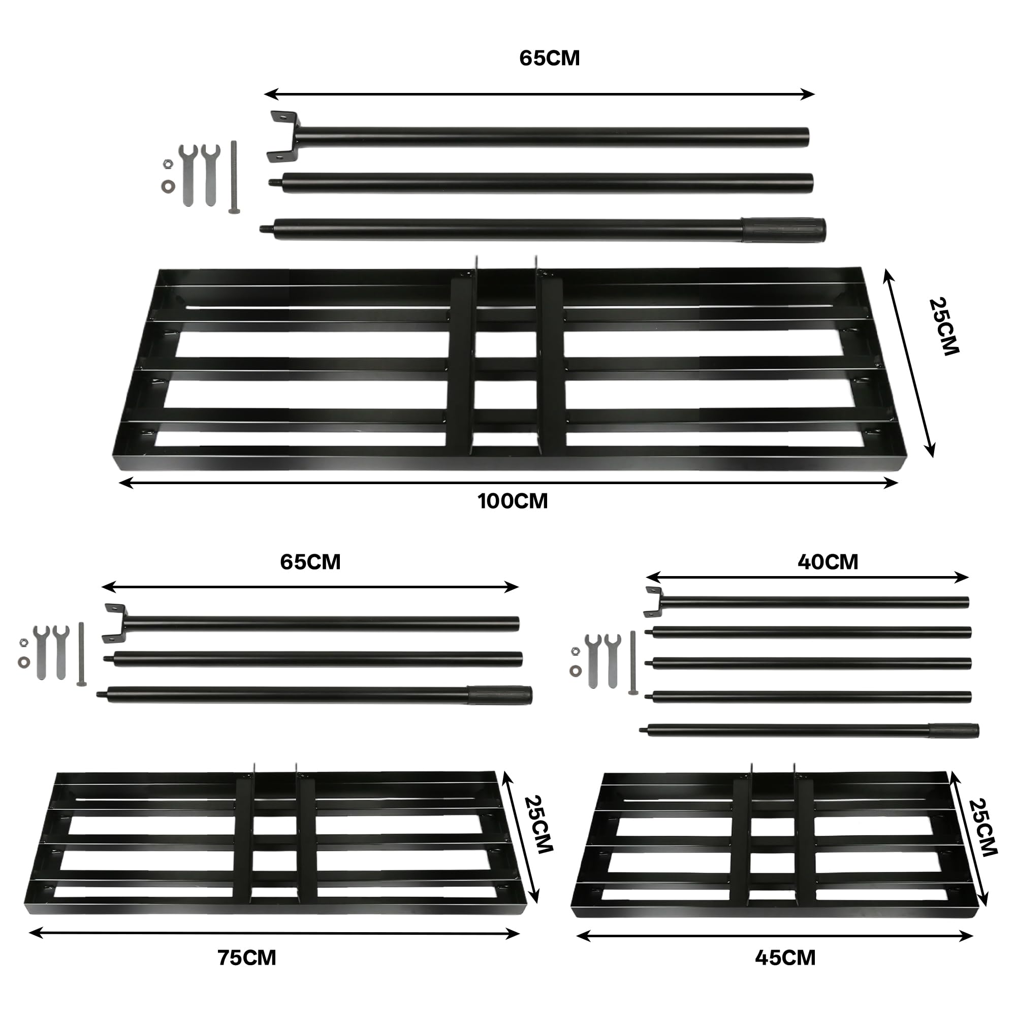 TEOV Rasenrakel Edelstahl, [100x25cm] Rasen-Nivellierungsrechen, Optimierte Gewindeverbindung gegen Lockern, Mit 2m ergonomischem Verstellbarer Stiel, für Boden, Rasenpflege & Landschaftsbau