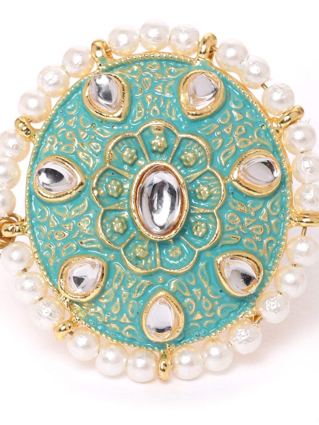 Enamelling Kundan & Traditional Finger Ring for Women