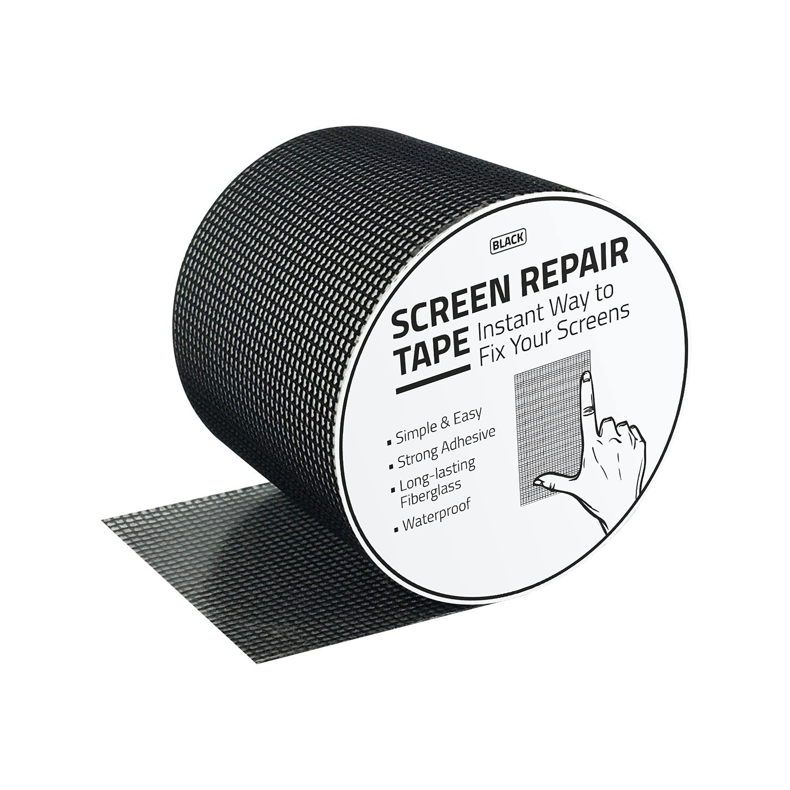 Buy Screen Repair Tape 5ft x 2in, Mesh Tape Window Screen Repair Kit