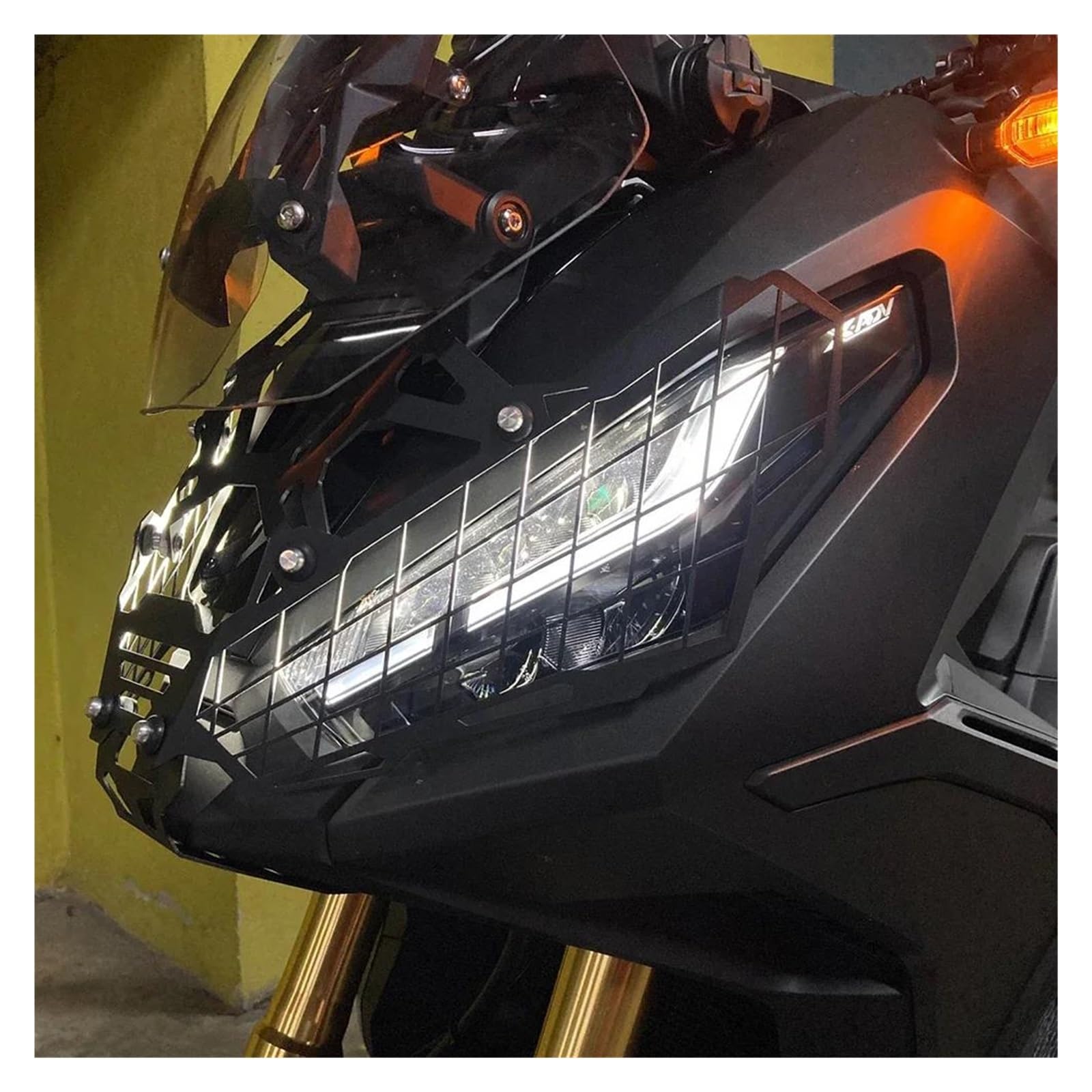 Protector De Faro Delantero para Motocicleta (Rejilla Protectora) | Esiste piedras y arañazos, montaje sencillo, apto Para X-ADV XADV750 2021 2022 2023