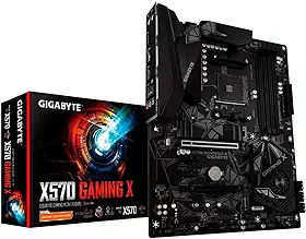 Gigabyte X570 Gaming X (AMD Ryzen 3000/X570/ATX/PCIe4.0/DDR4/USB3.1/Realtek ALC887/HDMI 2.0B/RGB Fusion 2.0/Realtek GbE 8118 LAN/placa-mãe para jogos)