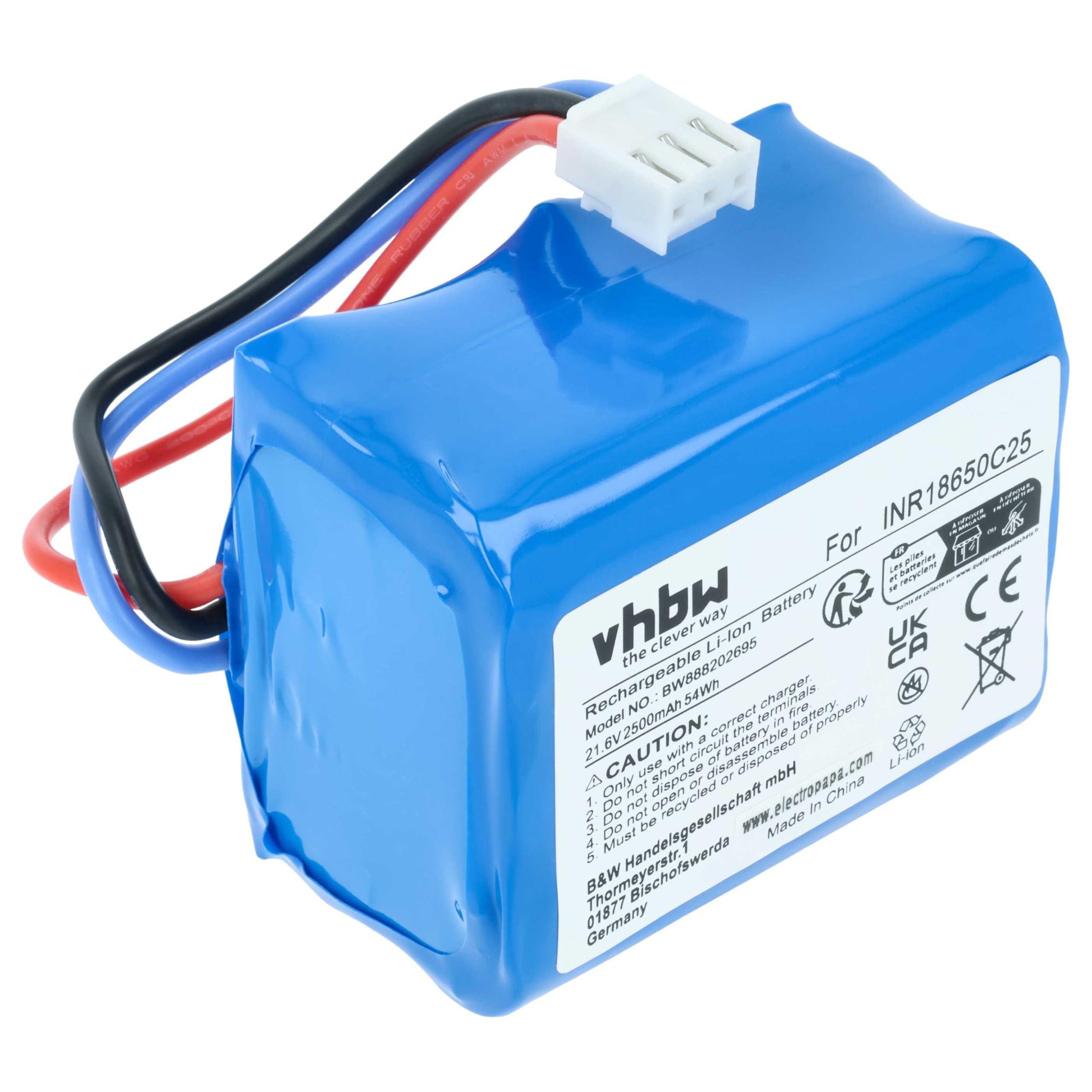 vhbw Bateria kompatybilna z Philips SpeedPro FC6725