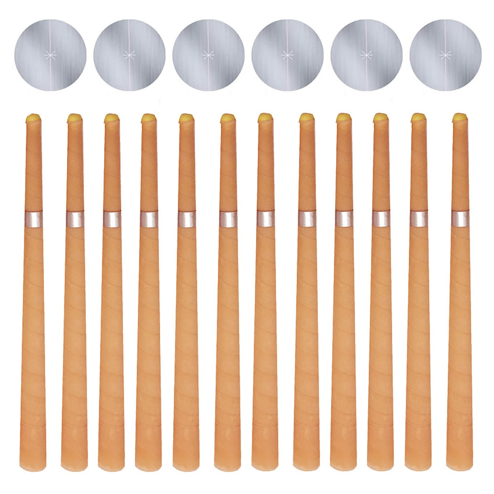 Uqezagpa 12Pcs Natural Wax Aromatherapies Ear Offering Long Lasting Fragrances for Stress Relief and Home Environment Personally Ear Care