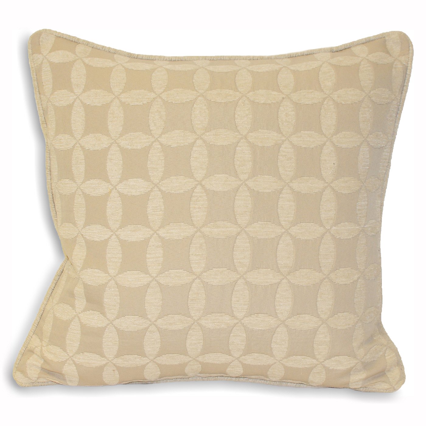Riva Paoletti "Palma" Cushion Covers, Natural, 55 x 55 cm