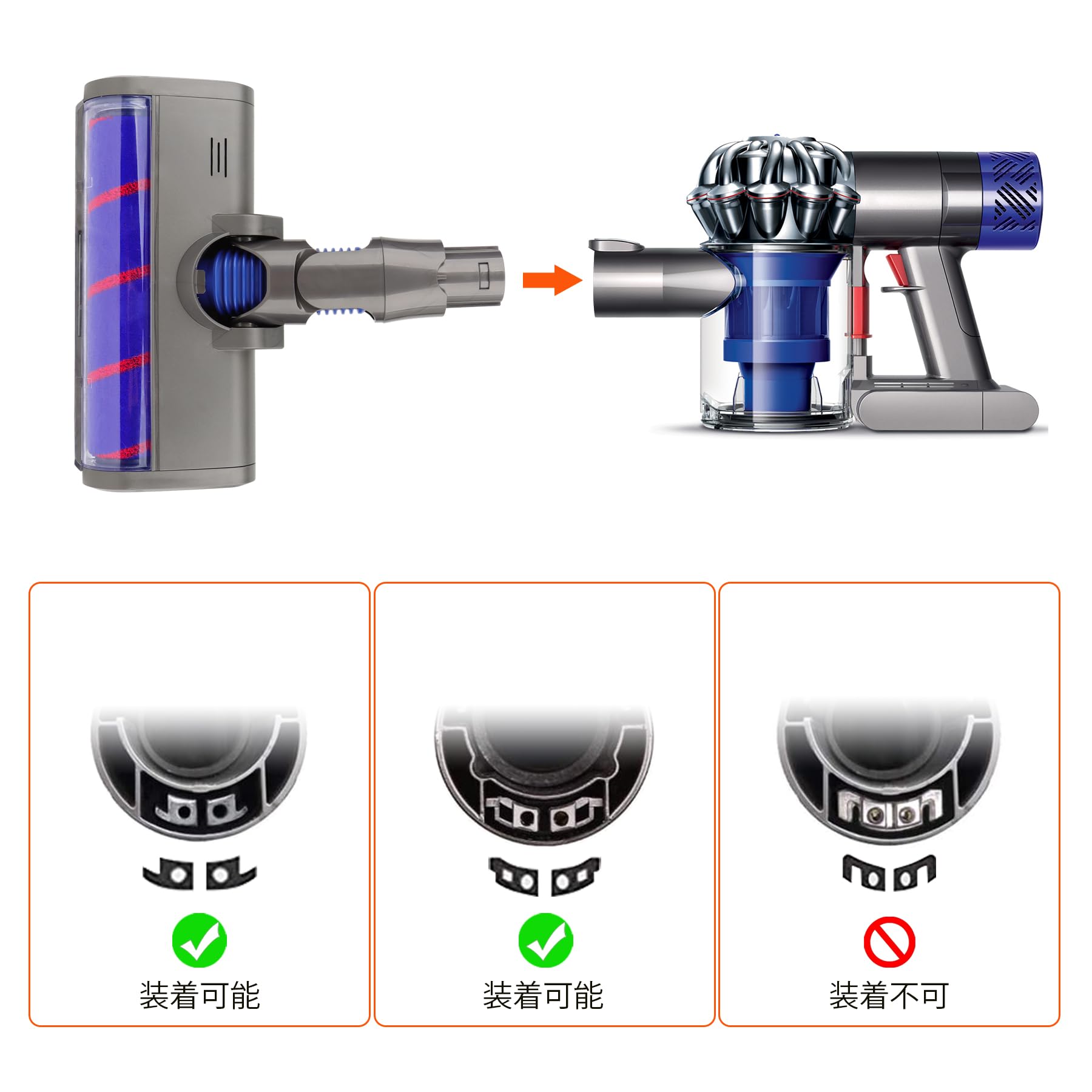 Amazon.co.jp: EOVOLA 適応 ダイソンV6/ DC62 / DC61/ DC59