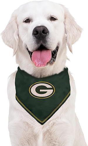 Miniatura 5 de Pets First NFL Green Bay Packers TIE - Bandana para perro, pequeñamediana. Pañuelo para perro, para mascotas, gatos, perros, la mejor bandana para