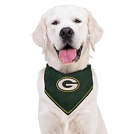 Pets First NFL Green Bay Packers TIE Bandana, Small/Medium. Dog Bandana Scarf Bib for Pet Cat Dog. The Ultimate Game-Day, Party Bandana (GBP-3550-S-M)