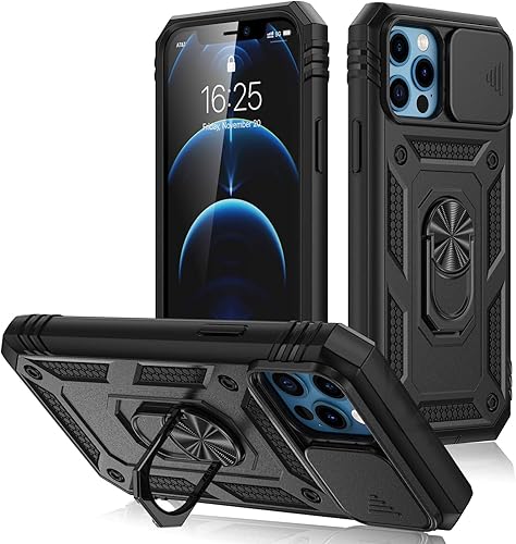 LKPINGAN Funda para exteriores diseñada para iPhone 13 Mini, funda protectora para lentes de cámara, cuerpo completo, resistente, resistente a los LKPINGAN Funda para exteriores diseñada para iPhone 13 Mini, funda protectora para lentes de cámara, cuerpo completo, resistente, resistente a los