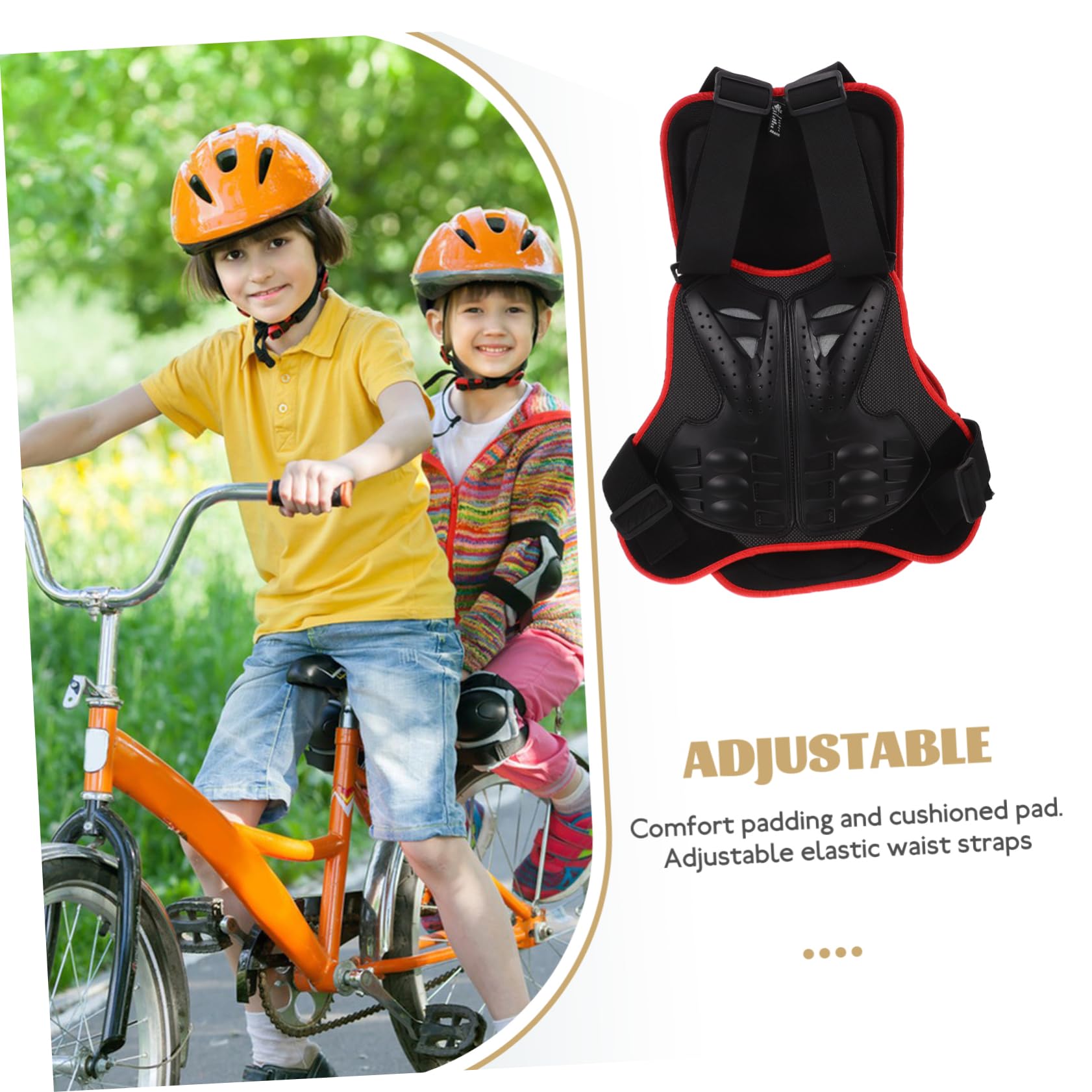 Stilljacke Jungenjacke Kinder-Tanktops Kinder-Körperschutz Fahrrad-Brustschutz Motorrad-Rückenschutz Motorrad-Schutzausrüstung Körperpflege Kinder-Rüstungsjacke