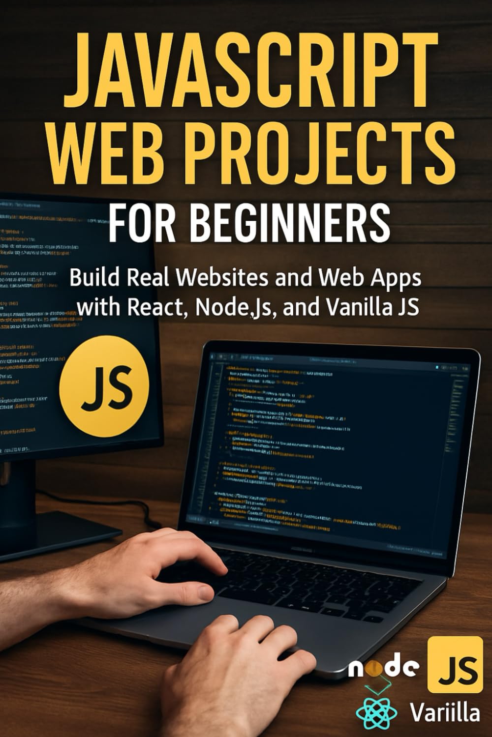 JavaScript Web Projects for Beginners: Build Real Websites and Web Apps with React, Node.js, and Vanilla JS