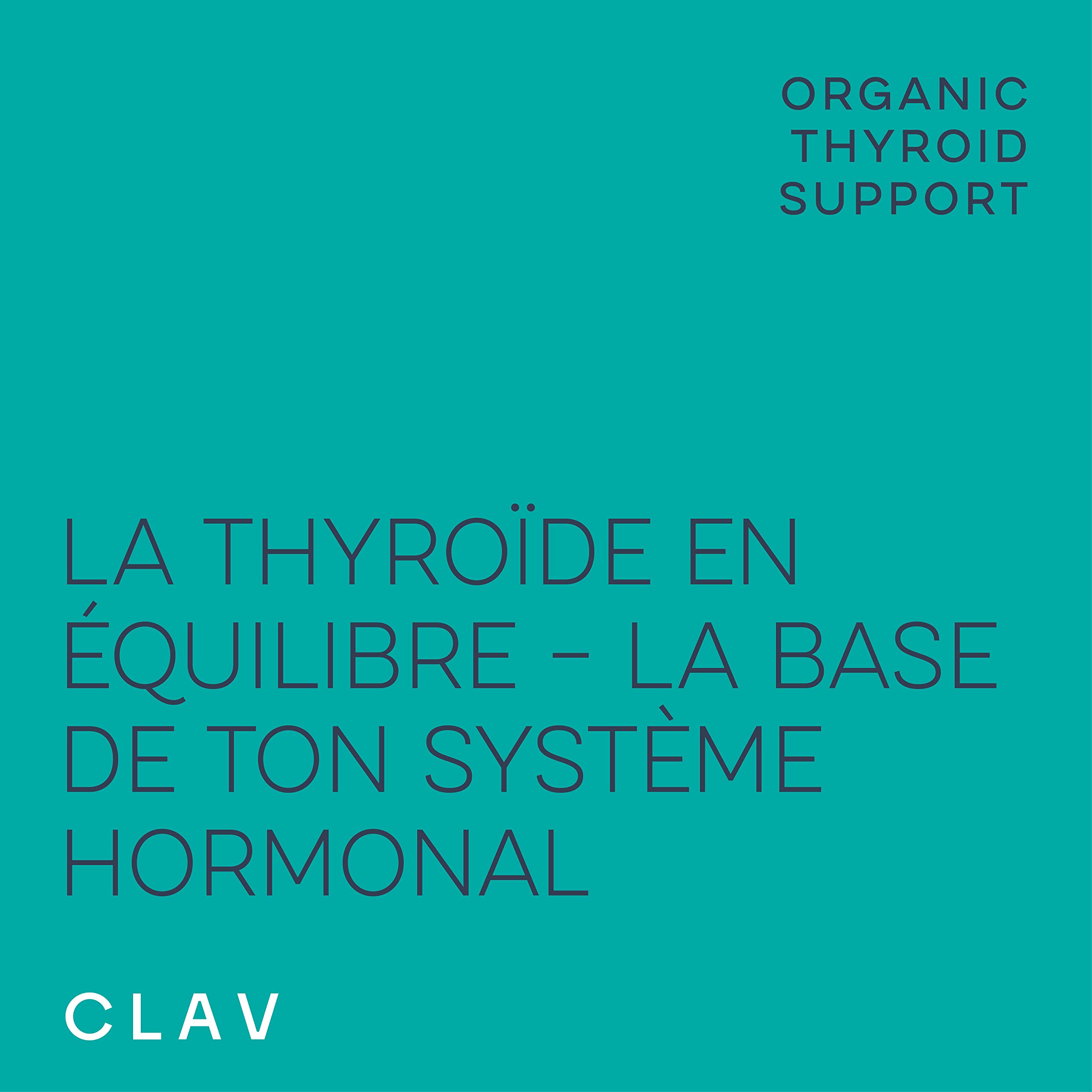 Iode Thyroide Bio avec Selenium Bio - Complement Alimentaire Thyroide - 150 μg per Iode Gelules + 55 μg Sélénium - à base de Algue Kelp et Selenium Naturel - 120 Capsule d'Iode - Vegan