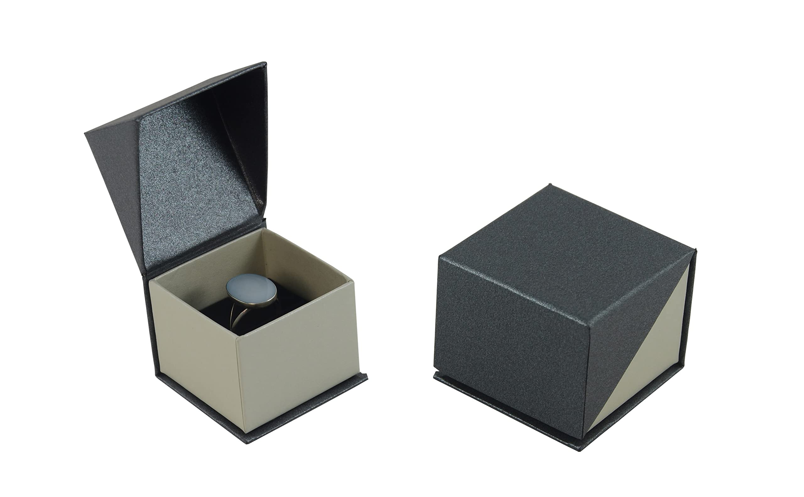 Box Displays Ring Showing Box Cardboard Presentation Counter Top Display Present Jewellery (Number Of Boxes 12)