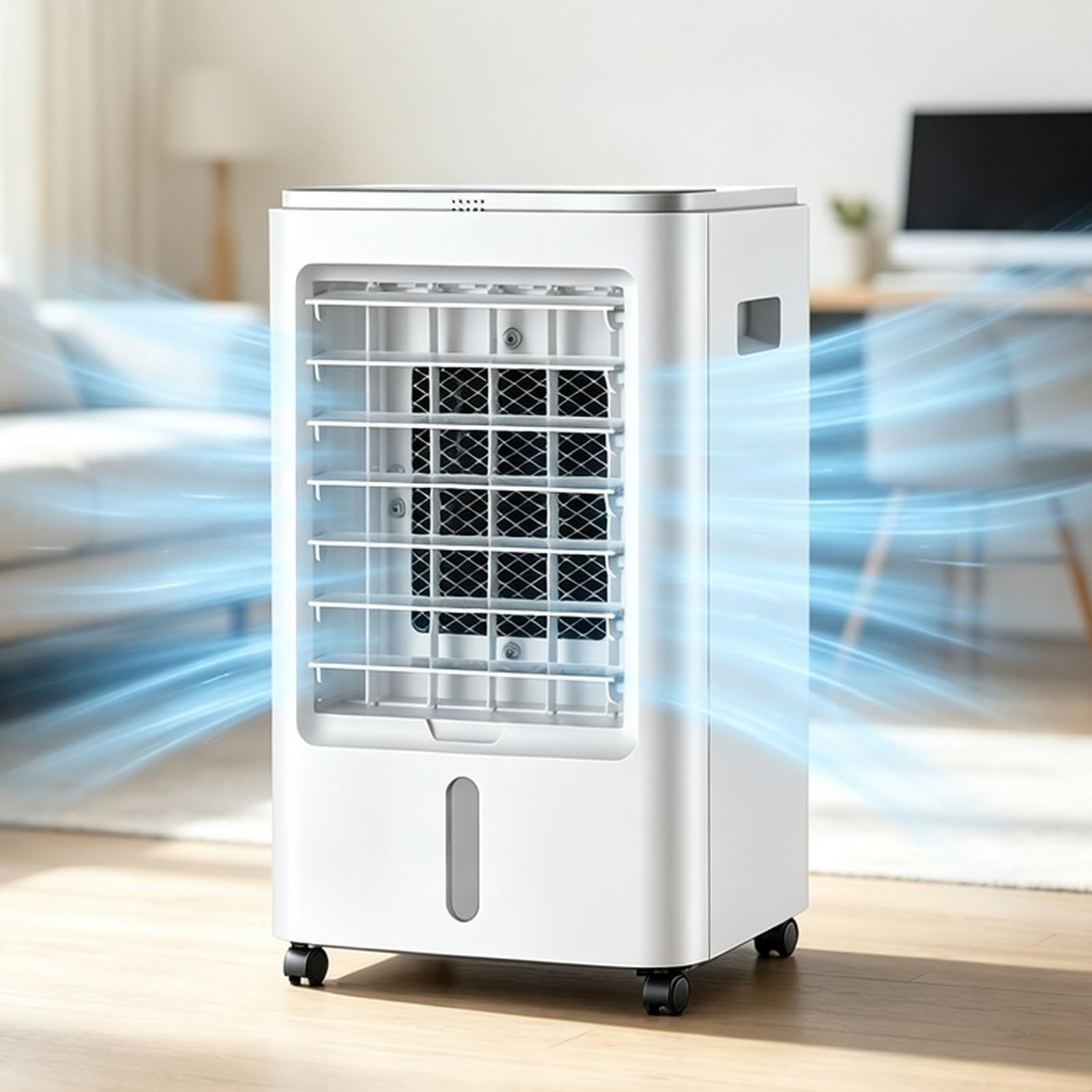 PrzenośNa Klimatyzacja/Klimatyzator, DużY Zbiornik Z Widocznym Poziomem, łAtwy Do Czyszczenia, 3 PręDkośCiami Wiatru I 3 Trybami ChłOdzenia, 12V-Dual-use(carandhome)