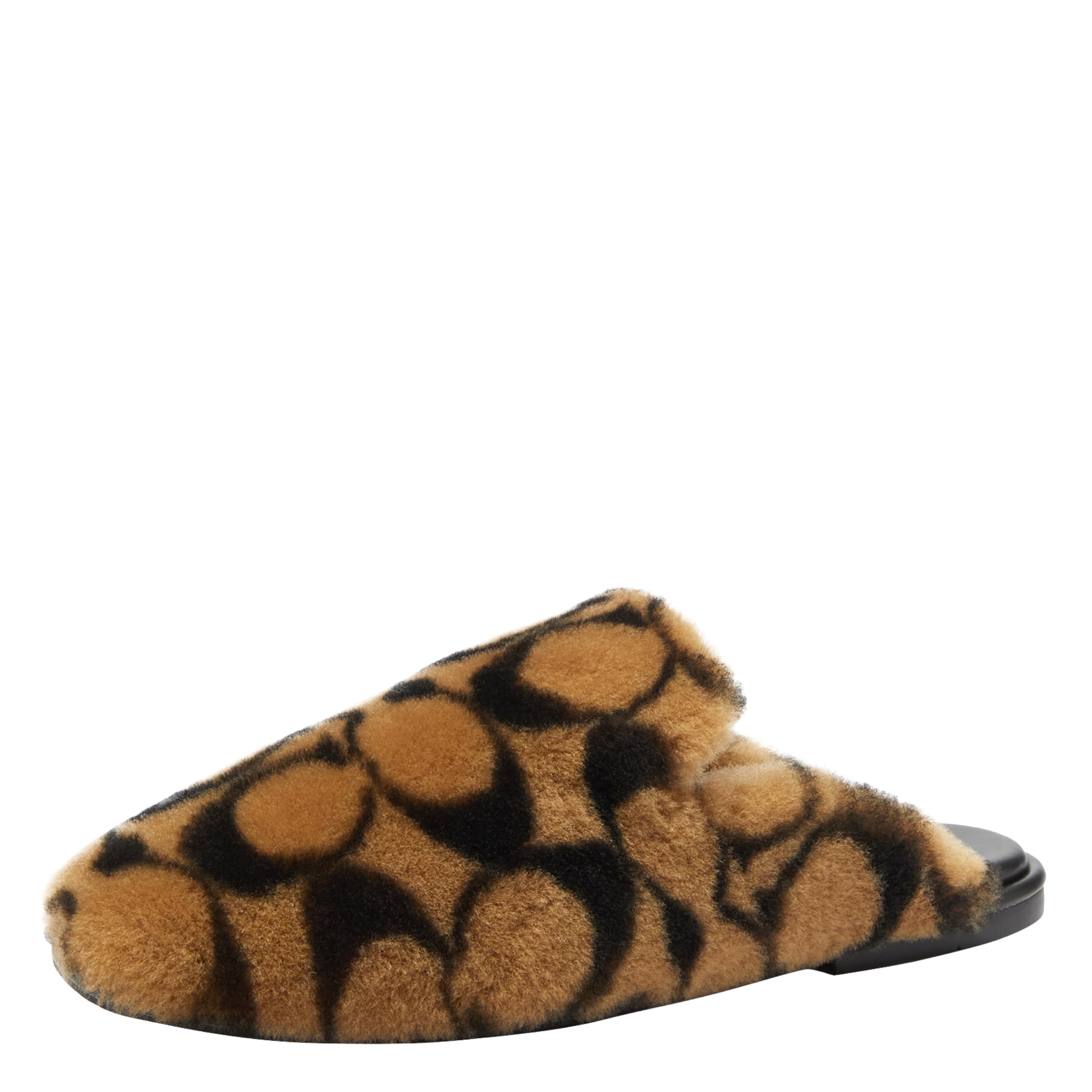 Coach Women's Signature Shearling Slippers