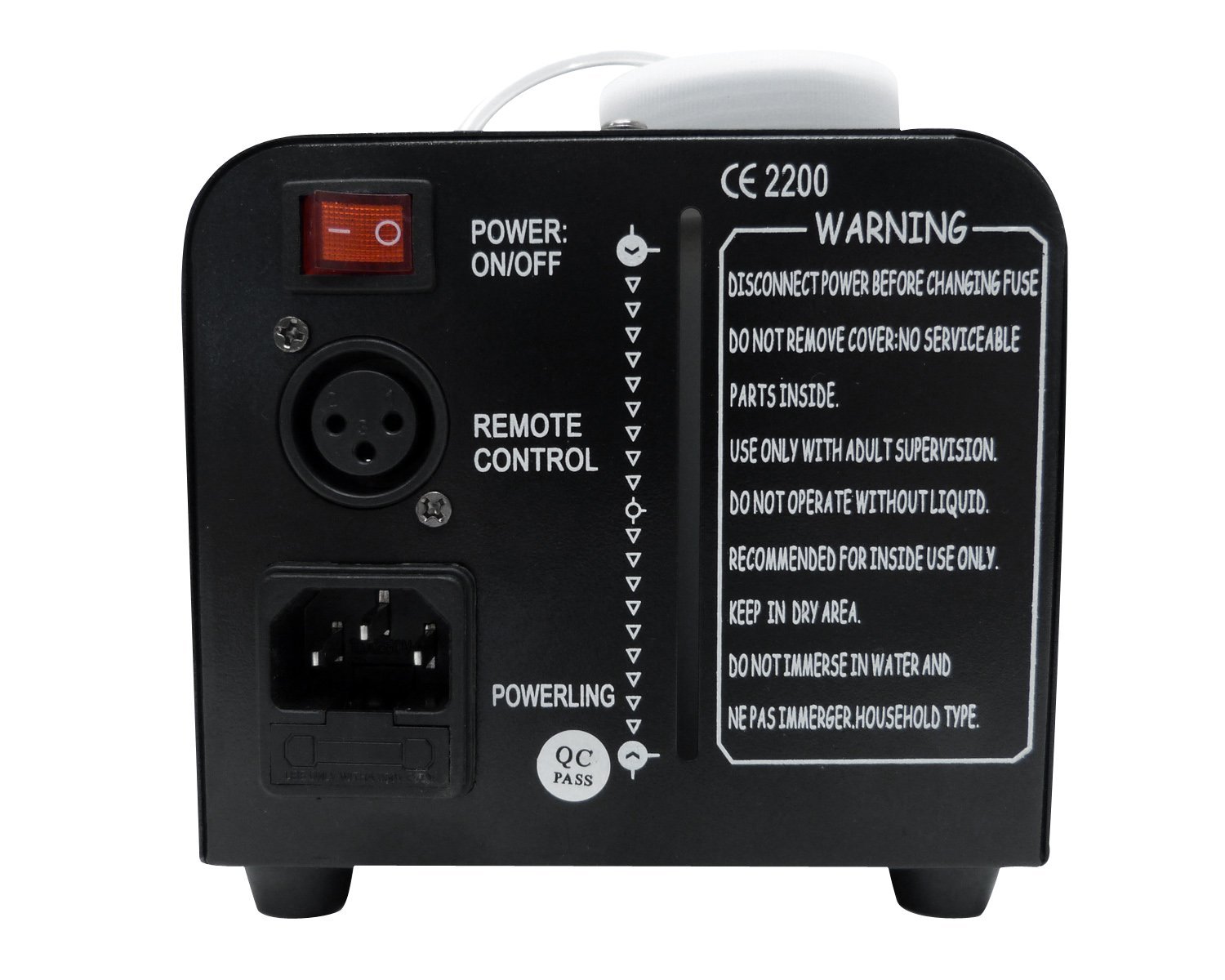 MADISON FOGGY-1 Machine à fumée 400 watts avec télécommande et liquide