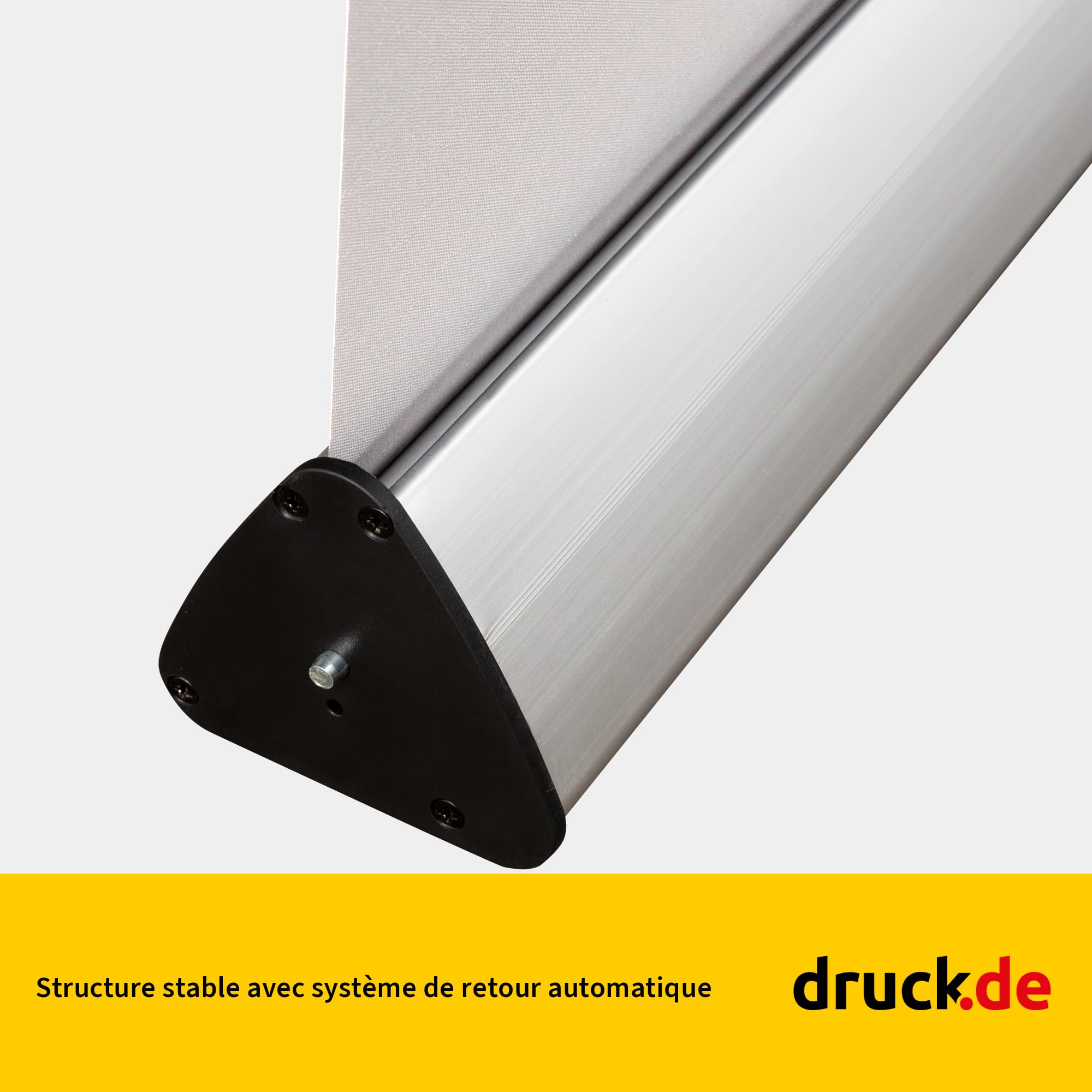 druck.de Bannière enroulable basique imprimée - 100 x 200 cm - 100 x 200 cm