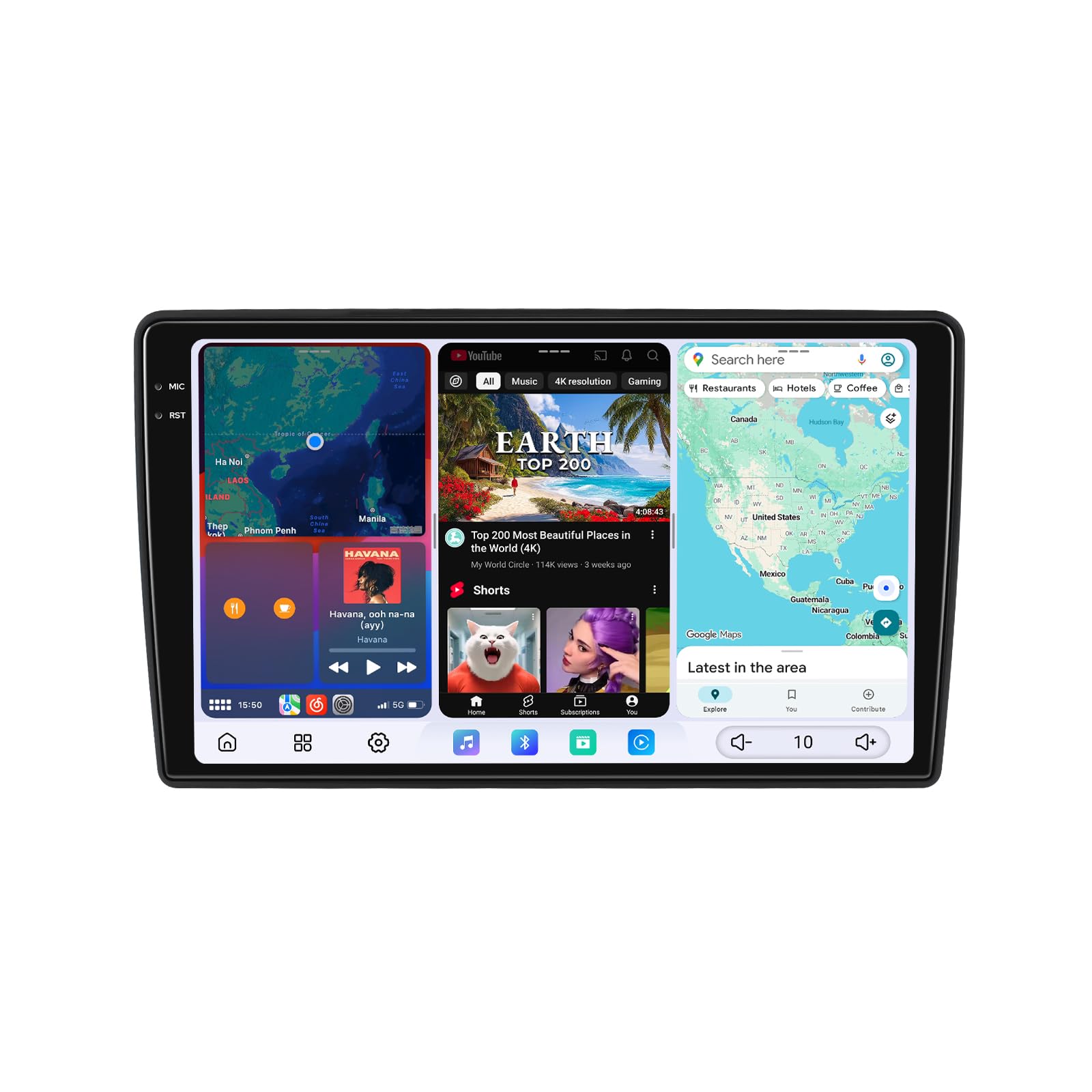 JOYING Car Radio for Chevrolet Silverado, Impala, Express, Tahoe/GMC Sierra, Yukon/Buick 2007-2013, 10.4" 2K QLED Touch Screen Android 13 Stereo 12GB+256GB with CarPlay, Android Auto(JY-CT123N12)