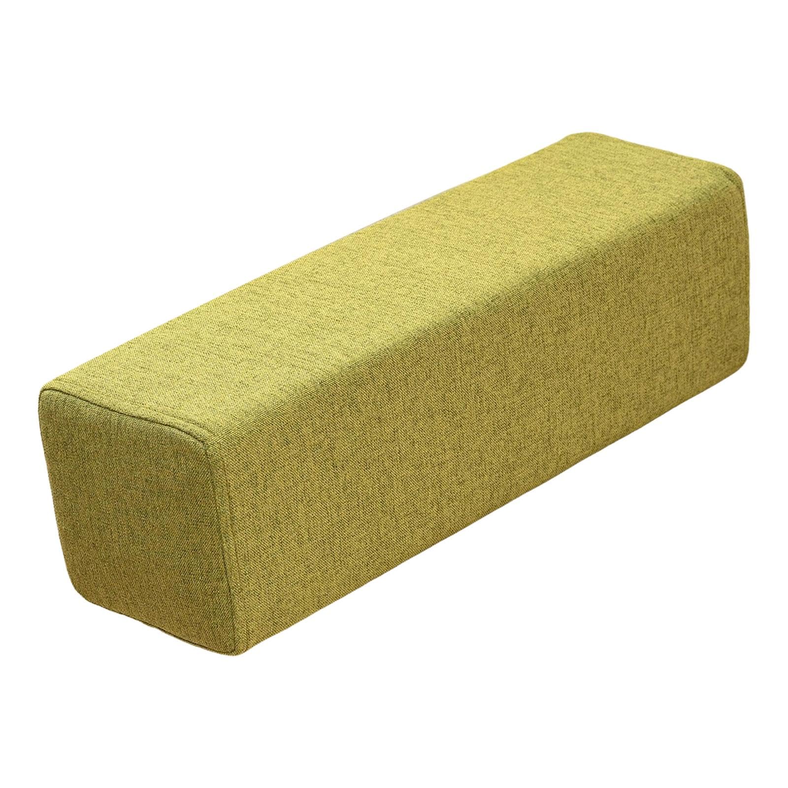 Cojines de reposabrazos de sofá de espuma rockible con soporte de codo verde