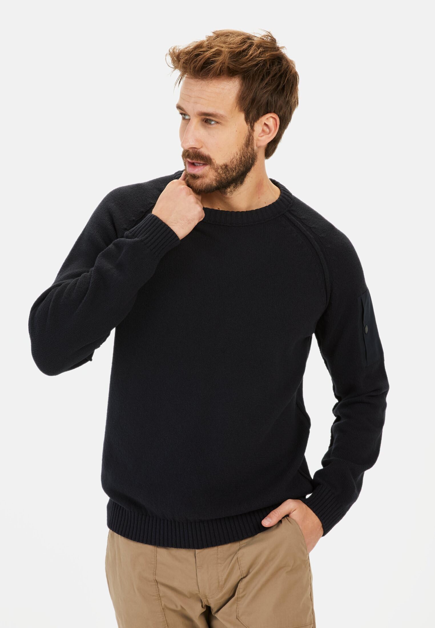camel active Herren Pullover mit Cooling Effekt