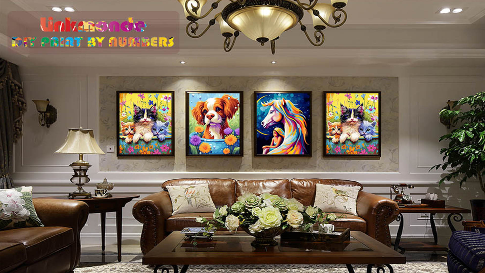 Schilderen Op Nummers – 30x40 Cm, Acrylverf Op Katoenen Canvas, Complete Kit Voor Volwassenen En Kinderen, Ontspannend En Creatief, Ideaal Cadeau