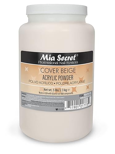 Cubierta acrílica en polvo beige de Mia Secret Store