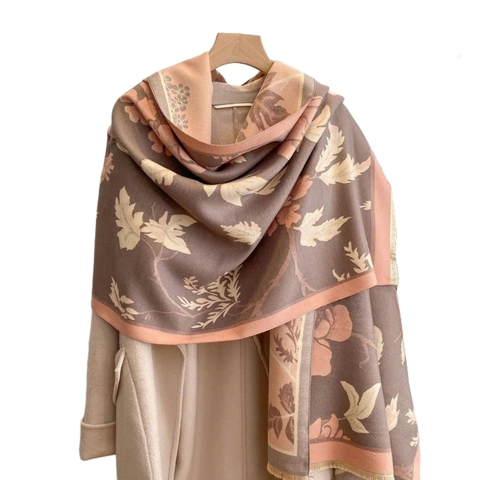 Zonto Scialle Sciarpa Invernale Imitazione Cashmere Scialle Femminile da Donna Addensato da Donna Addensato