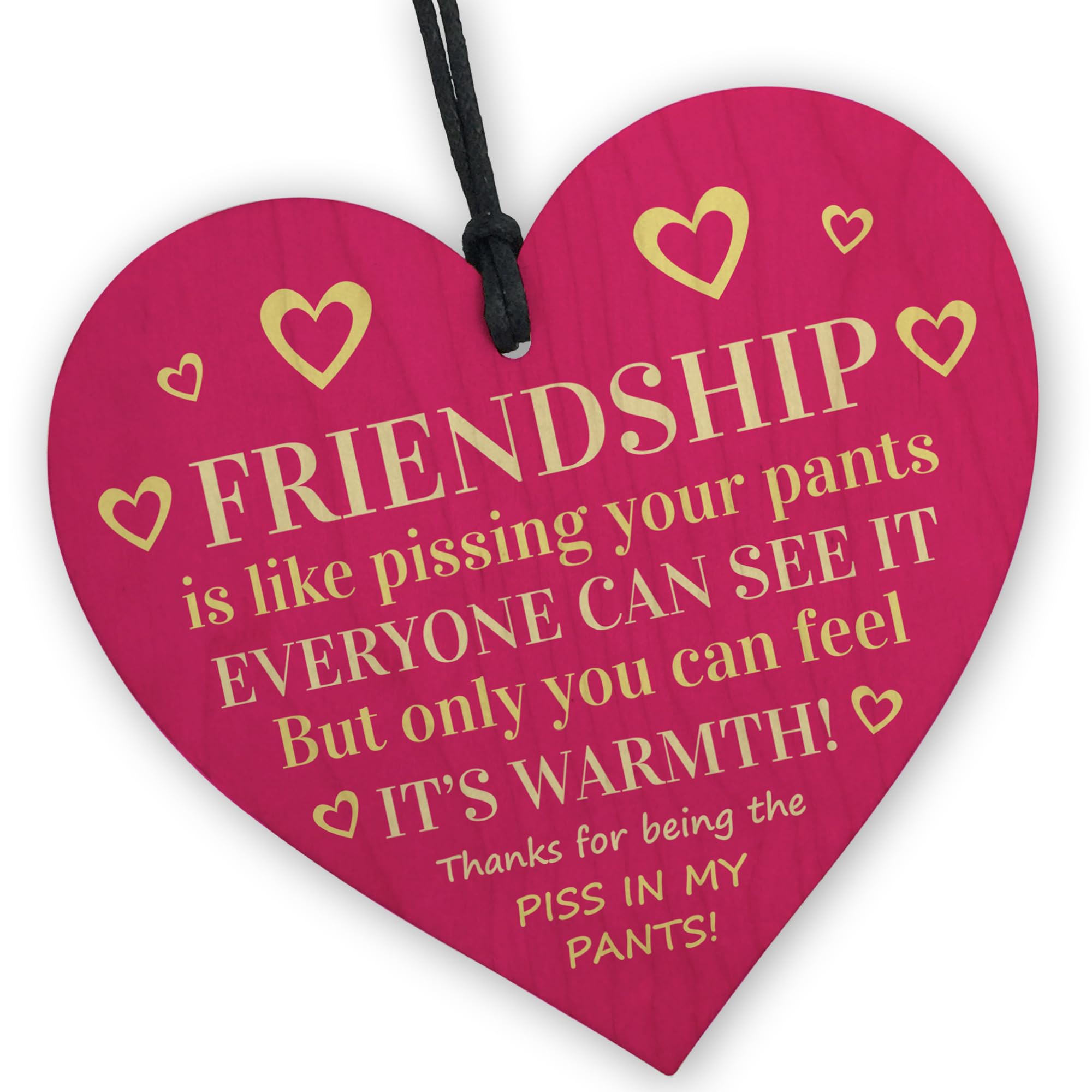 Red Ocean Funny Friendship Plaque, Best Friend For Her, Cheer Up For Friends, Bestie For Girls, Birthday For Friends,