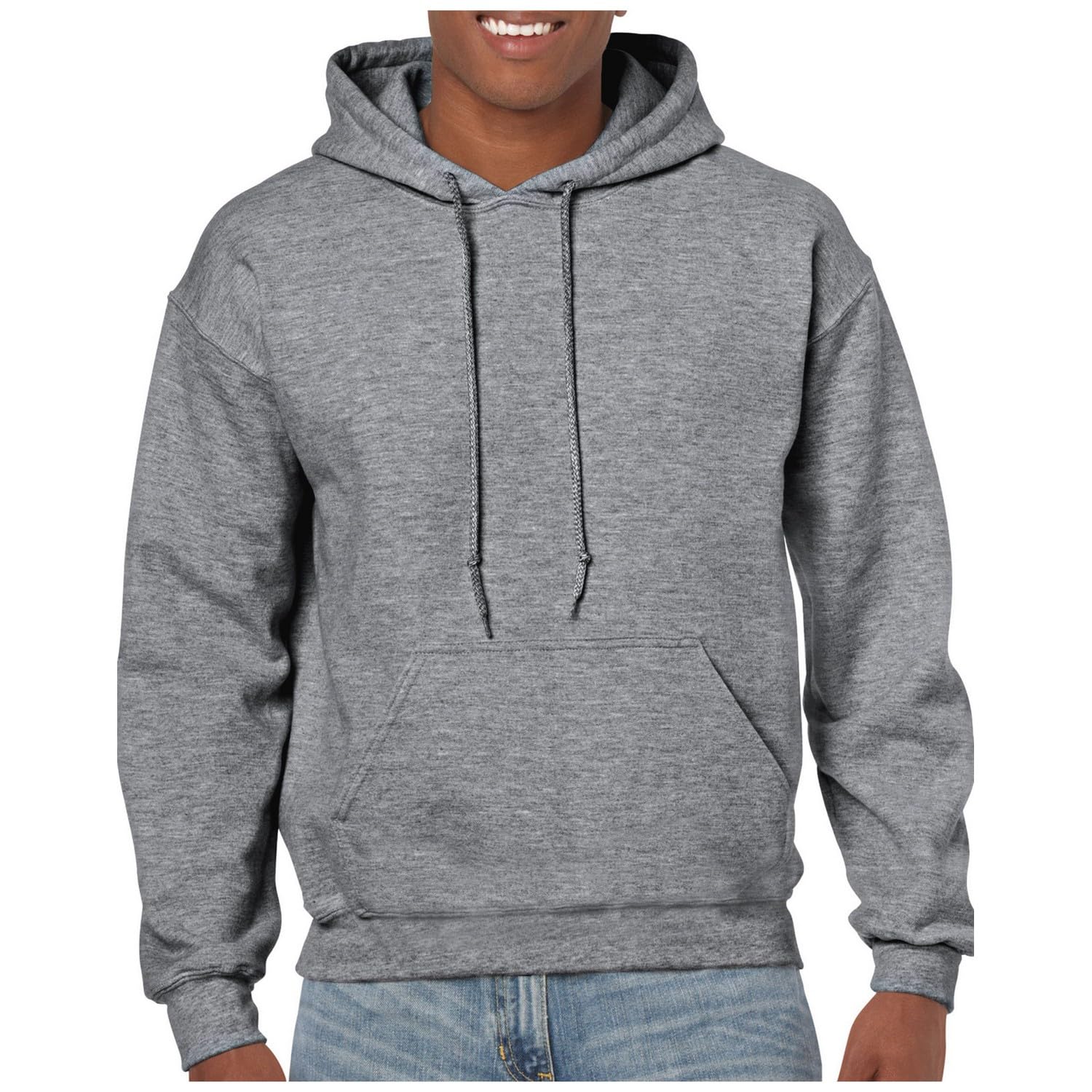 Gildan Heavy Blendâ Hooded Sweatshirt Sweatshirt, Graphite Heather, S Unisex Adult, Graphite Heather, S