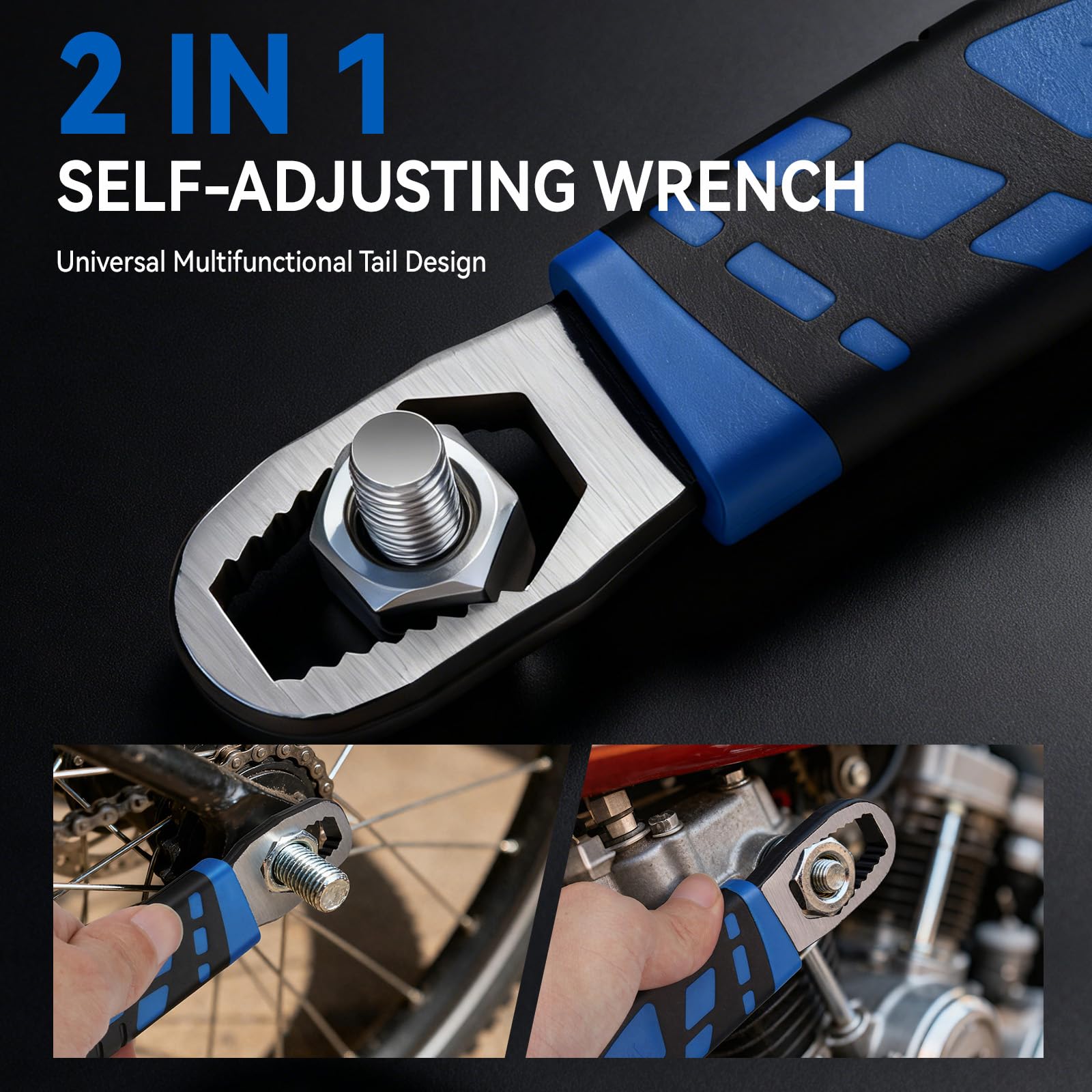 DISEN Adjustable Pipe Wrenches - 4-Piece Set -6 DISEN Adjustable Pipe Wrenches - 4-Piece Set -6