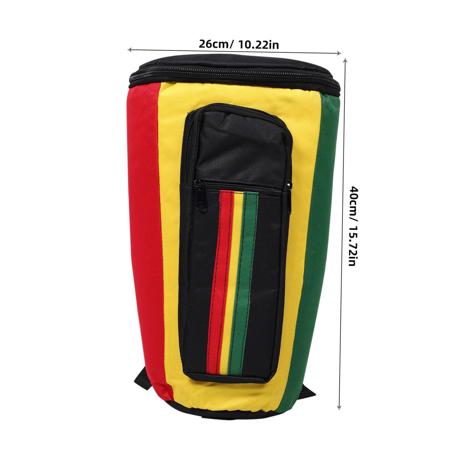Vaguelly Djembe Tasche aus Oxford Stoff mit Metallverstärkung und Komfortablem Rucksackdesign für Sicheren Schutz und Aufbewahrung Beim Reisen und Schulen