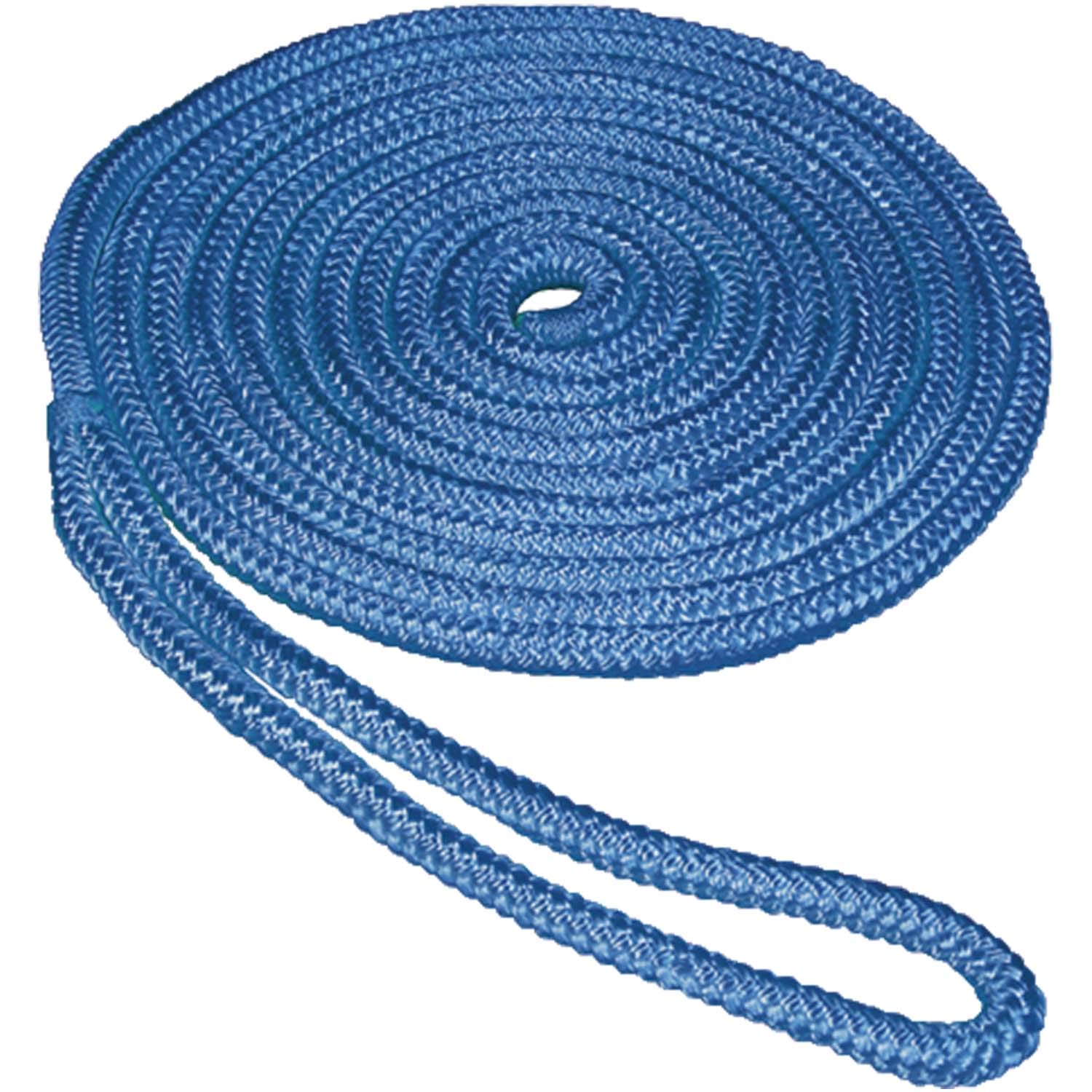 SeaSense 5/8' X 30' DB Dock LINE Nylon Blue SeaSense Double Braid Nylon Dock Line 5/8
