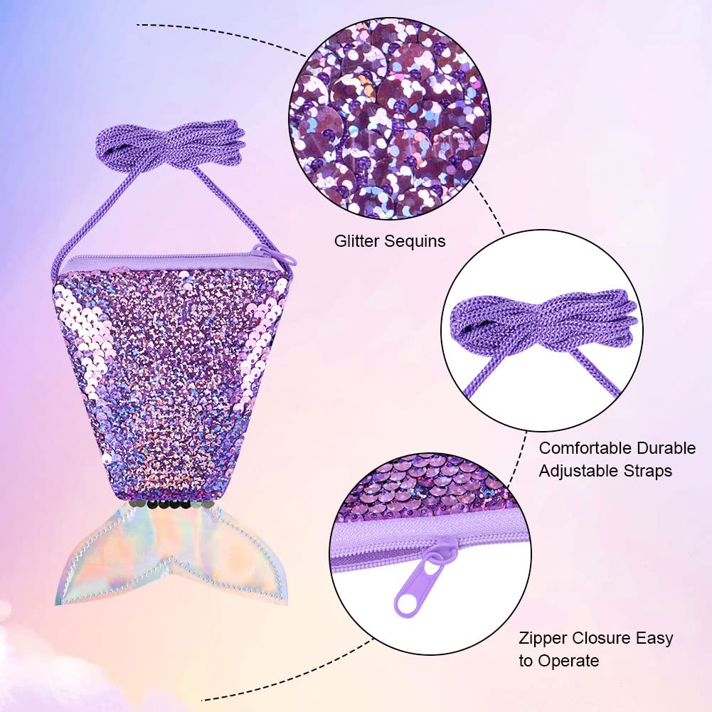 OSDUE Girls Princess Borse, Gioielli Bambina Borsa Ragazzine, Borsa della Peluche con Collana, Peluche Borsetta Bambina con Collana Bracciale Anello e Orecchini Set, Giochi di Ruolo Regalo Ragazza