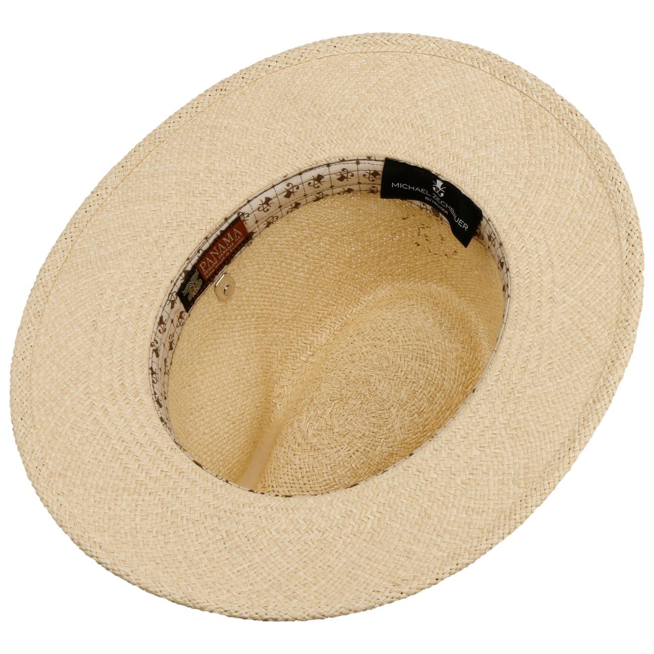 Mayser Sombrero Panamá Andrew Farmer Zechbauer Hombre - Made in The EU Sombreros de Paja Verano con Banda Grosgrain Primavera/Verano