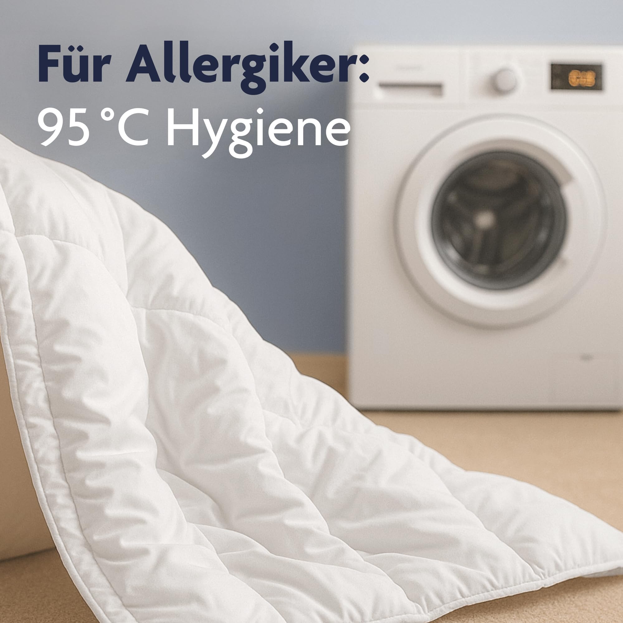 Zöllner 4071130000 Hygienika - Trapunta per bambini, 100 x 135 cm, con cuscino 40 x 60 cm