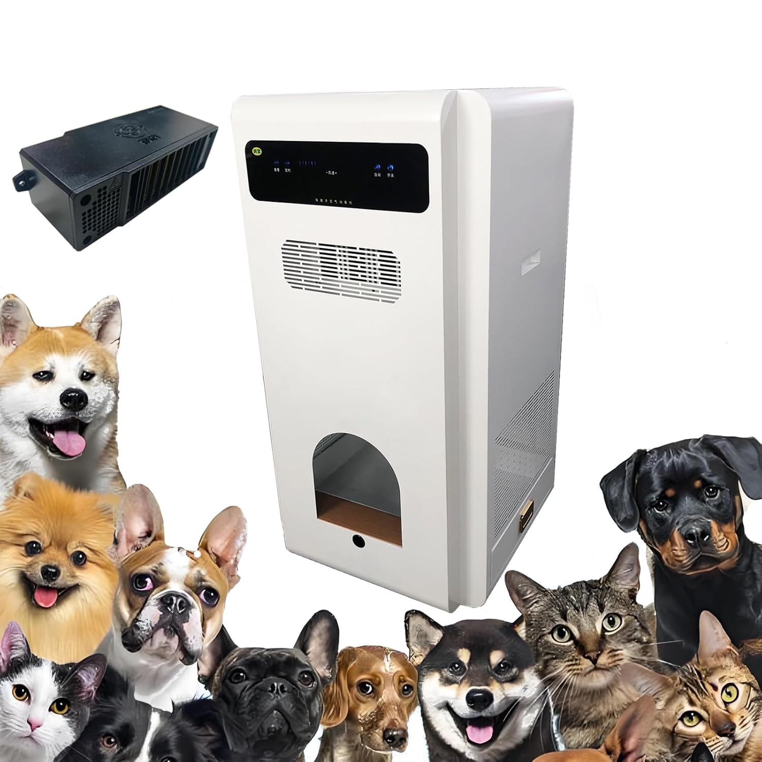 Heavy Duty Pet Air Purifier With Plasma Unit High-Efficiency Indoor Equipment for Multi-Pet Spaces Cat and Dog Kennels