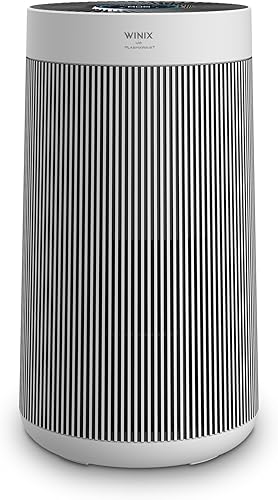 Winix T810 - Purificador de aire para habitación grande verificado por AHAM para hasta 410 pies cuadrados, purificador de aire True HEPA de 4 etapas