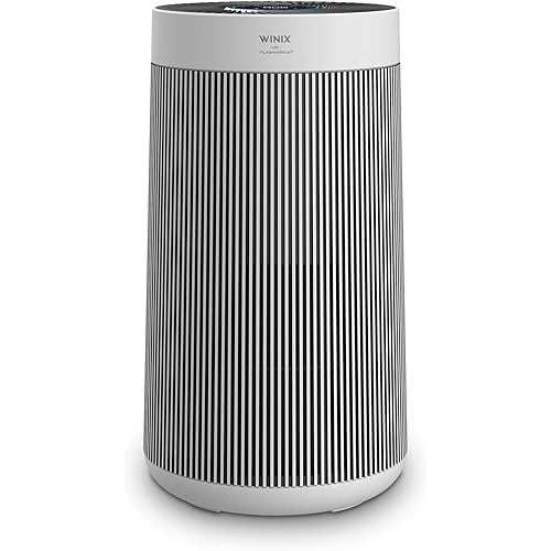 Winix T810 Large Room Air Purifier AHAM Verified for up to 410 sq ft All-in-One 4-Stage True HEPA Air Purifier with PlasmaWave Technology, Silver, Medium