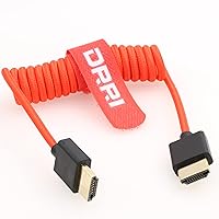Vista 16 de DRRI Cable HDMI 2.0 de alta velocidad para audio de video digital 4K HDTV, Nikon Z9, cámara BMPCC a monitor Elvid/Atomos Ninja V