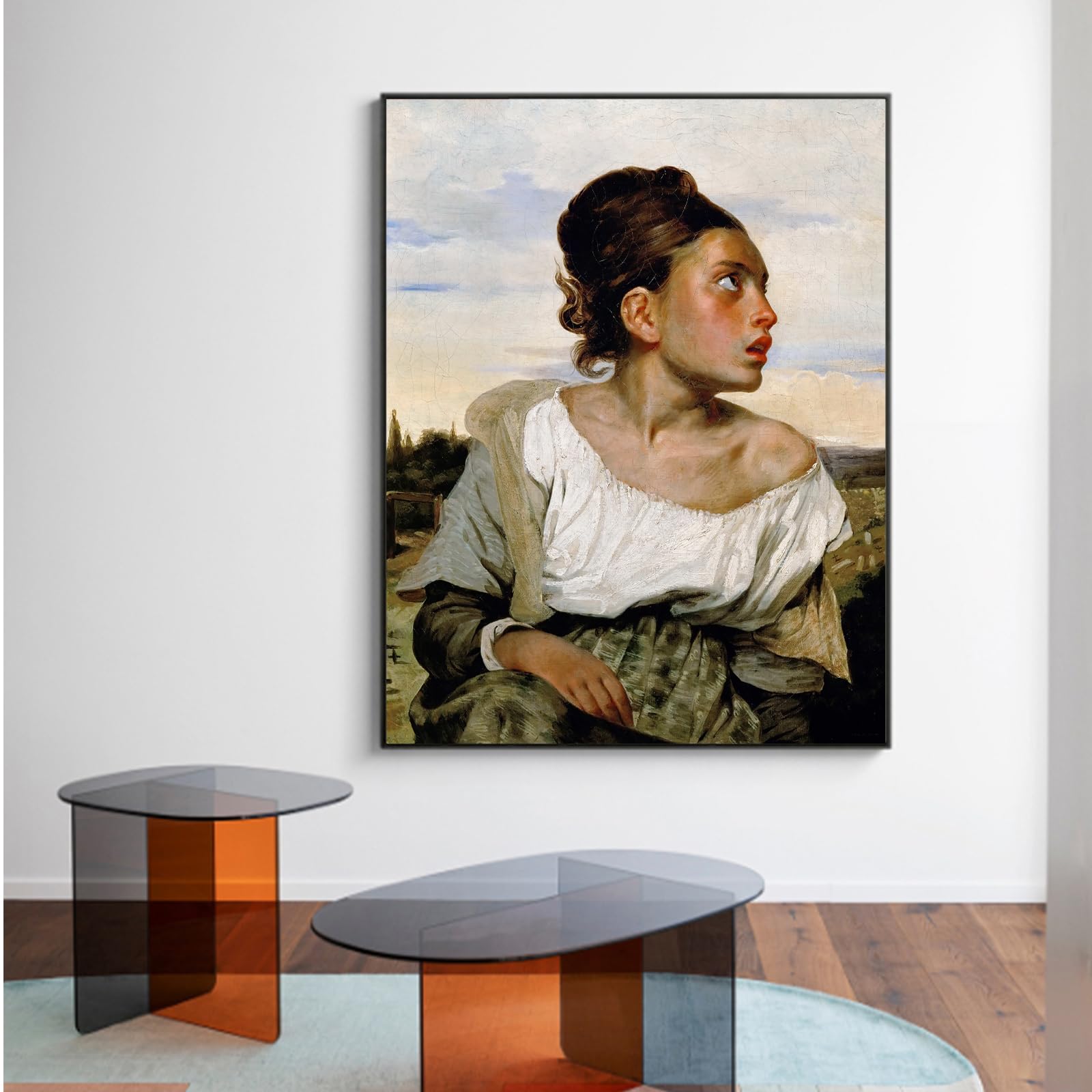 Generic Arte de parede de Eugene Delacroix - Pôster de pintura de