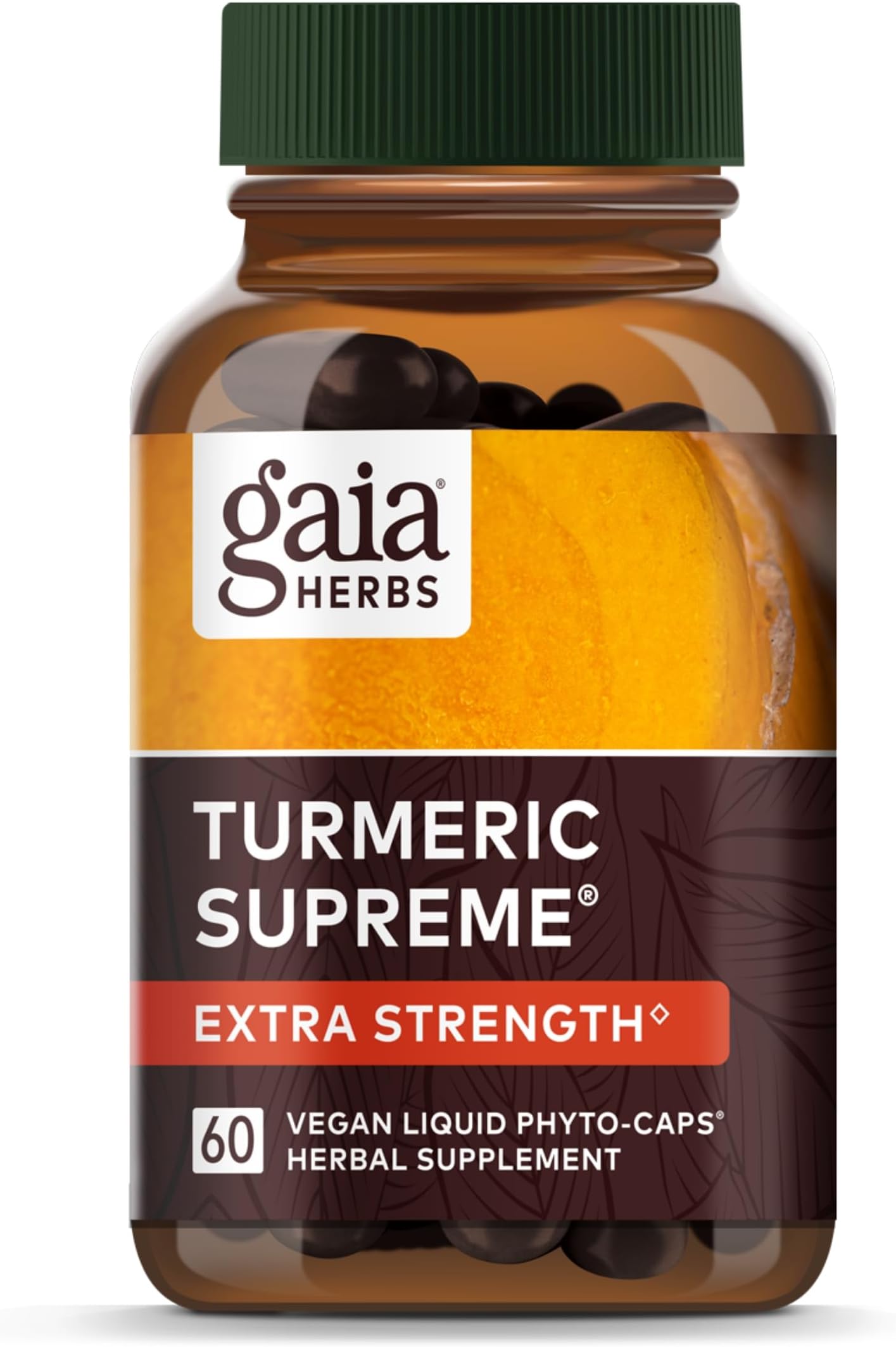 Gaia Herbs Turmeric Supreme Extra Strength Helps Reduce