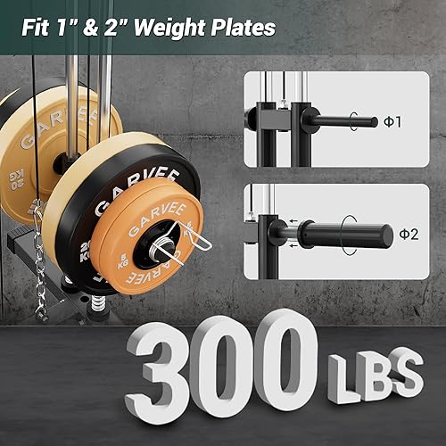 Miniatura 4 de Equipo multifuncional de gimnasio en casa - Estación de entrenamiento todo en uno de capacidad de 300 libras con sistema de polea de cable, tracción