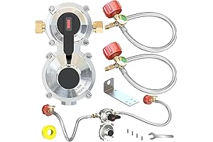 Upgraded Propane Dual Tank Regulator for Seamless Gas Flow