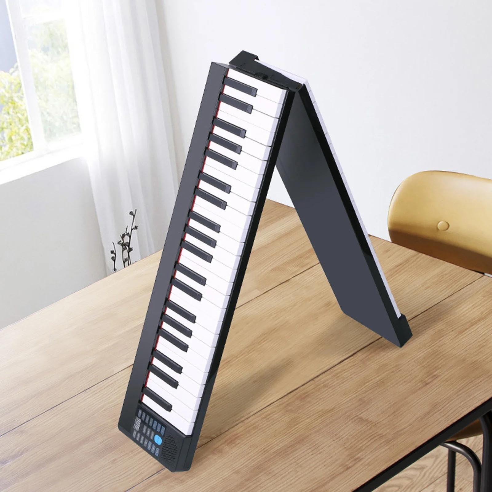 Pianoforte Elettronico Pieghevole A 61 Tasti Tastiera Per Pianoforte Digitale Multifunzionale Con Borsa Per Il Trasporto Pianoforte Elettronico per Principianti